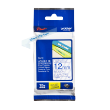 Brother TZe133 tape – blåt print på klar tape - 12 mm x 8 meter - Original TZe-133 tape