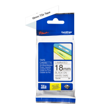 Brother TZe241 tape – sort print på hvid tape - 18 mm x 8 meter - Original TZe-241 tape