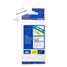 Brother TZe261 tape – sort print på hvid tape - 36 mm x 8 meter - Original TZe-261 tape