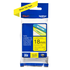 Brother TZe641 tape – sort print på gul tape - 18mm x 8 meter - Original TZe-641 tape