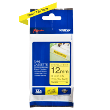 Brother TZeS631 tape – sort print på gul tape - 12 mm x 8 meter - Original TZe-S631 tape