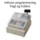 Sharp XE-A207 Kasseapparat - lys grå - Programmeret